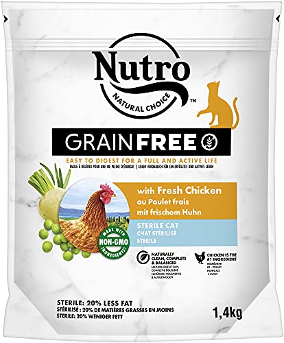 Nutro Grain Free gato esterilizado pollo 1,4 kg