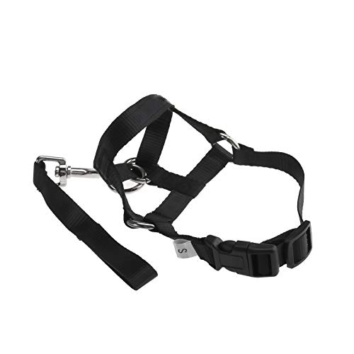 OTOTEC Bozal ajustable para perros y mascotas, con hebilla, estilo halter, para evitar que los perros tiren de halter, entrenamiento de la nariz reine