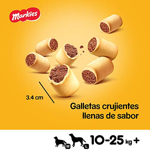 Pedigree Markies Galletas para perro Sabor Tuétano (Pack De 5 x 1,5kg)