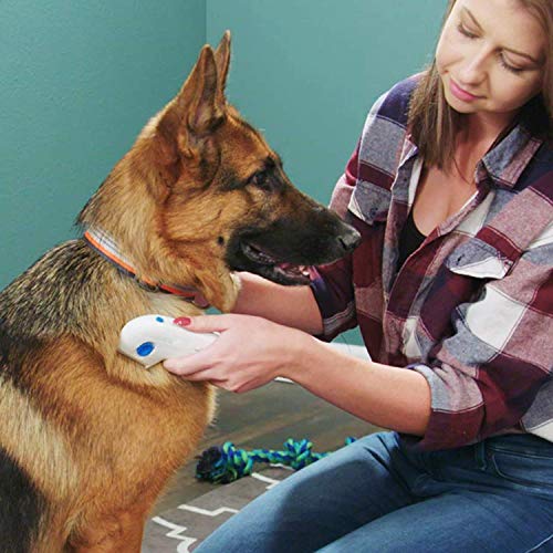 Peine antipulgas para mascotas - Eliminación de piojos Limpieza de mascotas como se ve en la televisión Peine electrónico para perros y gatos, silencioso