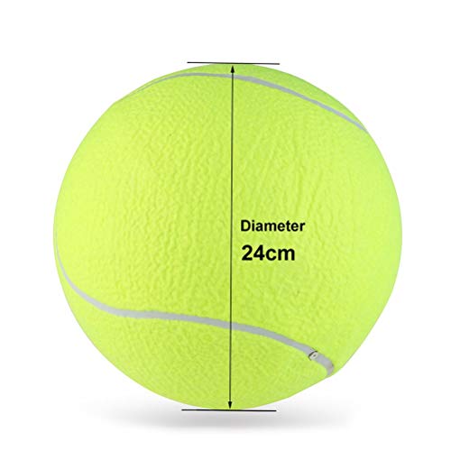 Pelota de tenis grande para mascotas Luoem, de 24,3 cm