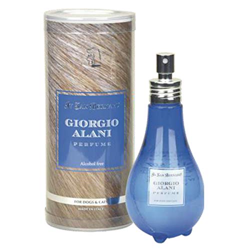 Perfume Giorgio Alani - Colonia para Perros y Gatos - 150 ml - Proporcionará un Aroma Potente a tu Mascota - No Molestará el Olfato del Animal - IV San Bernard