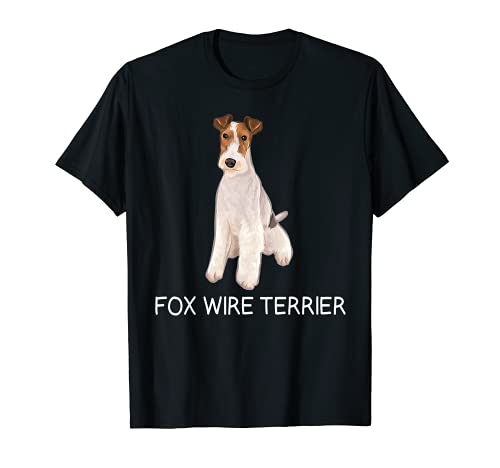 Perro Fox Terrier De Pelo Duro Camiseta