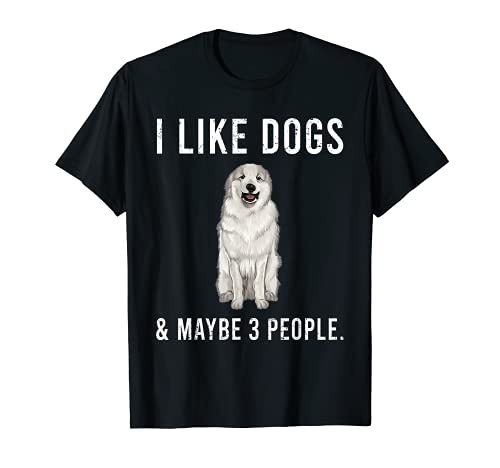 Perros Y Mejor Tres Personas Perro Montaña De Los Pirineos Camiseta