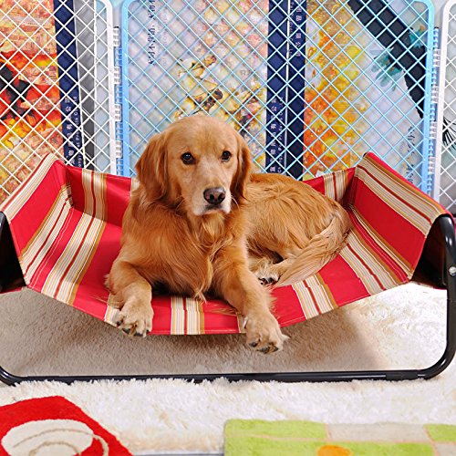Pet Online Plegable desmontable mascota almohadilla transpirable dog bed creativo kennel cat cama sofá cama, M71 * 71 * 29