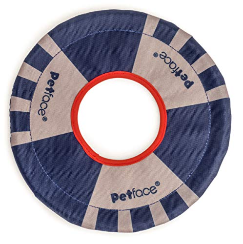 Petface Juguete de Perro Frisbee de Tela al Aire Libre de Patas