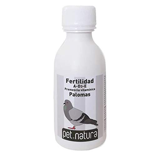 PETNATURA Suplemento Vitamínico para Palomas para Aumentar la Fertilidad 125 ml