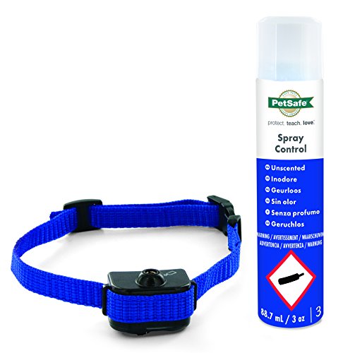 PetSafe Collar Antiladridos Deluxe con Espray para Perros Pequeños De 3,6 A 25 Kg Espray De Citronela - Dispositivo Antiladridos