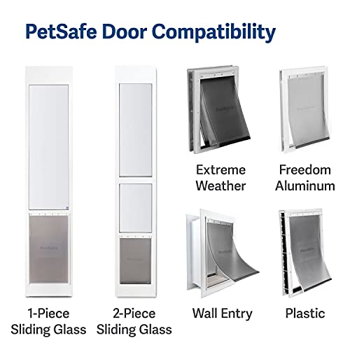 PetSafe Freedom - Puerta de Repuesto para Perros y Gatos, fácil de reemplazar, Material Resistente a la Intemperie, Incluye Kit de Repuesto XL, PAC11-11040