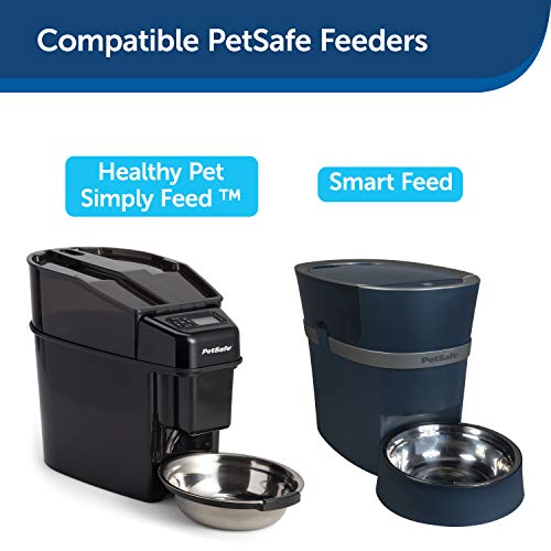 PetSafe Separador de Comida de 2 Mascotas y Cuenco de - Limpieza fácil, sin BPA, para Alimentos 349.27 ml