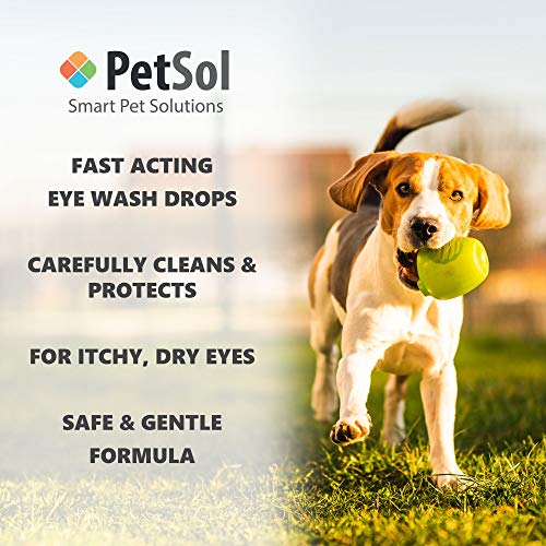 PetSol Gentle Care Gotas para los Ojos para Perros y Gatos