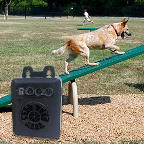 PETSOLA Dispositivo de Control de Ladridos de Perro Recargable Cachorro Ultrasónico Parada de Ladridos Al Aire Libre