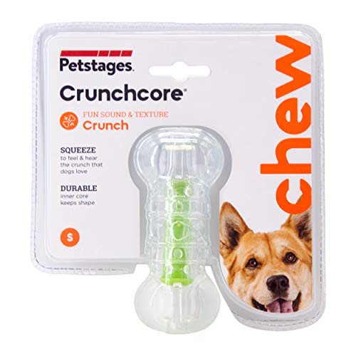 Petstages Crunchcore - Juguete con forma de hueso para perros - Para morder - Alternativa a las botellas de agua - S