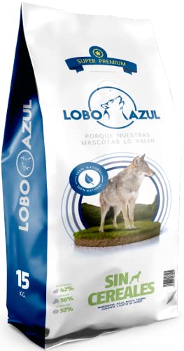 Piensos Lobo Azul Sin Cereales 15 Kg Super Premium para Perros