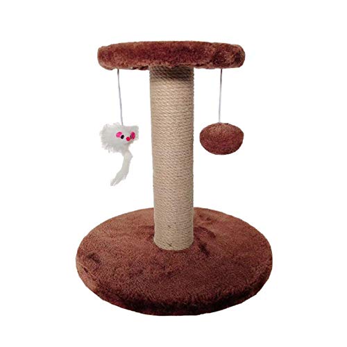 POHOVE Torre de árbol de gato, gato, marco de escalada de gato, poste de rascador, torre de juego, centro de mascotas, gatito, casa de juegos para gatos pequeños