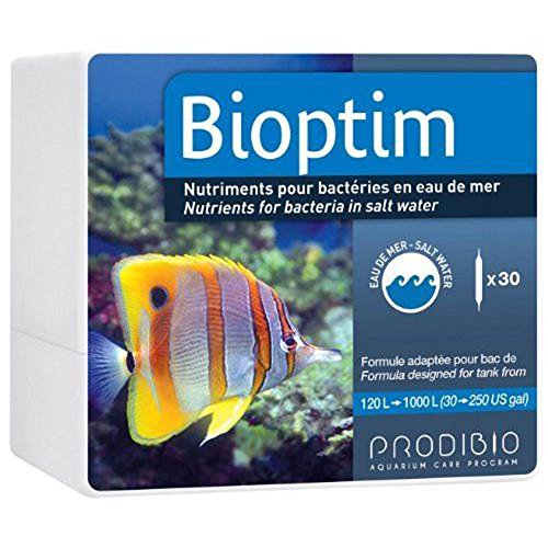 PRODIBIO Bioptim nutrientes para bacterias en agua salada para acuario agua dulce arrecife marina coral SPS LPS tratamiento tanque salado