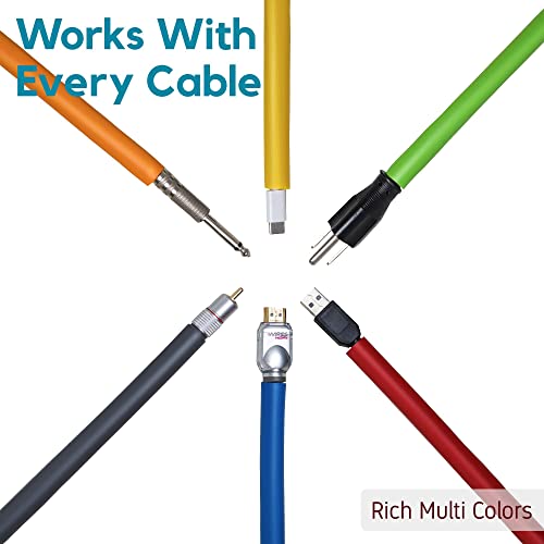 PROTECTO Funda Protectora de Cables Flexible para Mascotas, 305 cm - Funda Todo Color Cable Eléctrico y de Carga (Inodoro) Anti-Mordeduras para Cables Lighting, Ethernet, RCA y HDMI | Gris
