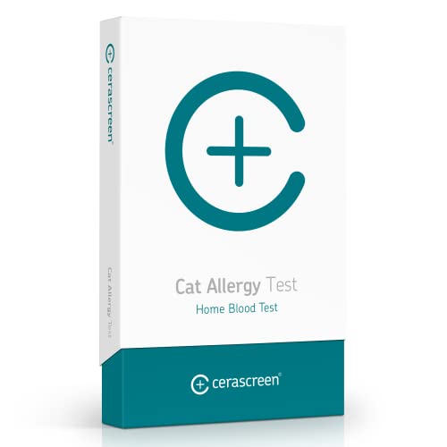 Prueba de alergia al gato de CERASCREEN - Determinar una alergia a la caspa de gato desde la comodidad de su propia casa | Evaluación en el laboratorio médico | Informe exhaustivo de resultados
