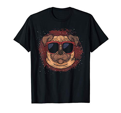 Pug Dueño De Perros Raza Del Perro Mascota Gafas Carlino Camiseta