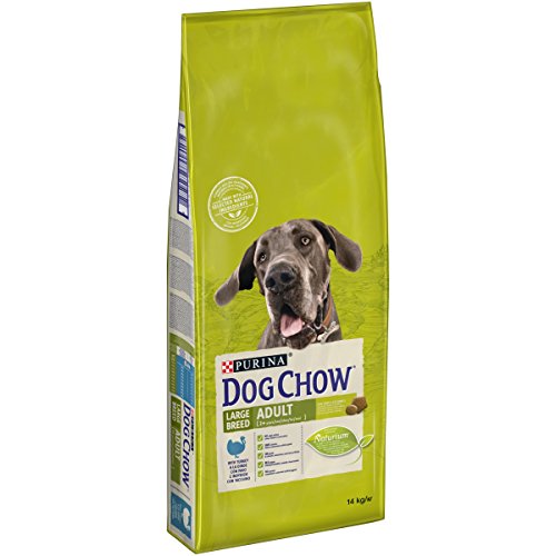 Purina Dog Chow Adult - Pienso para Perro Adulto de Raza Grande Pavo 14 kg