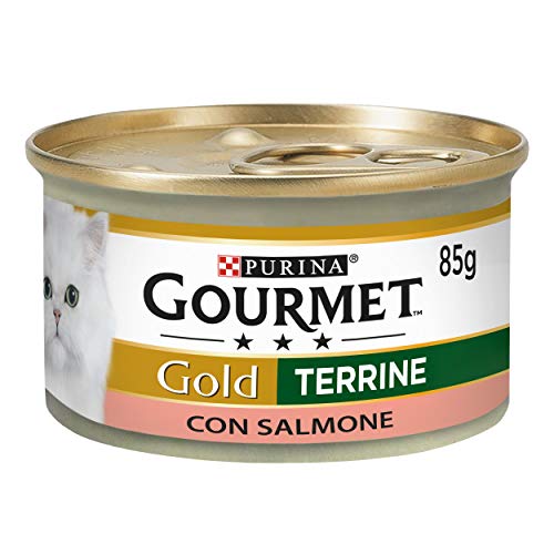 Purina Gourmet Gold Gato Paté con Salmón 24 latas de 85 g