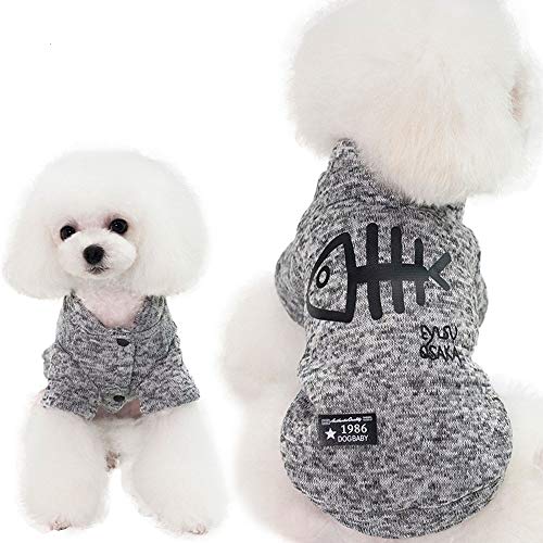 Pvnoocy - Ropa de perro para mascotas, cómoda chaqueta de invierno para perros pequeños y medianos
