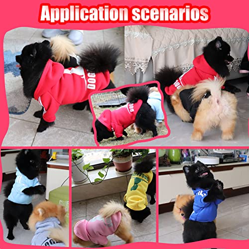 QiCheng&LYS Dog Hoodie Ropa,Jersey Perros,Sudadera Perro Ropa para Cachorros Cómodo y cálido XS-XXL (Rojo, Large)