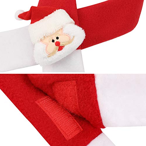QKURT Pañuelo de Santa Claus para gatos, disfraces de Navidad para mascotas, ropa de Navidad para gatos y perros pequeños Cosplay