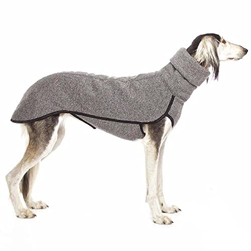 Ropa para Mascotas de Cuello Alto para Perros medianos Grandes Abrigo de Invierno cálido para Perros Grandes Faraón Hound Gran danés Jerseys Suministros para Mascotas