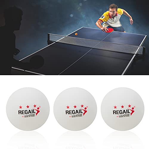 Ruiqas Bolas de ping pong, 60 unidades, 40 mm, estándar de ABS, duradero, entrenamiento, ejercicio, ping pong, pelotas de tenis