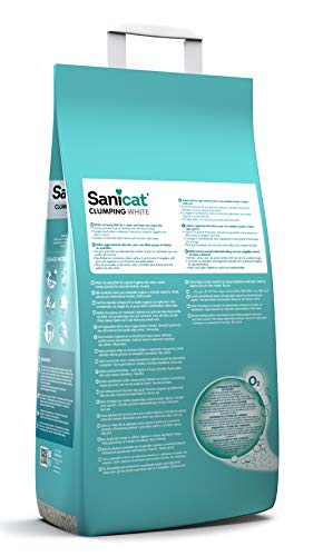 Sanicat Clumping White Unscented 10 L
