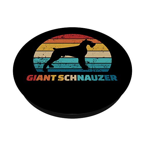 Schnauzer gigante de época PopSockets Agarre y Soporte para Teléfonos y Tabletas