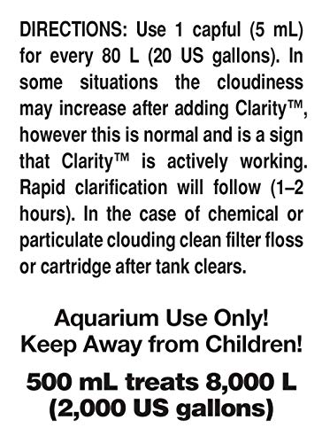 Seachem Clarificador de Agua Clarity, 500 ml