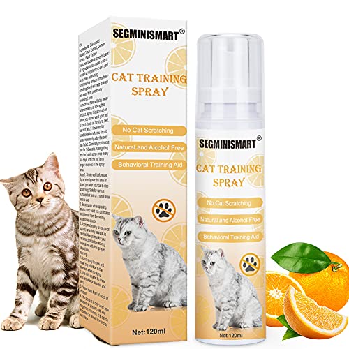 SEGMINISMART Repelente para Gatos,Anti Arañazos para Gatos,Spray de Entrenamiento para Gatos,Cat Training Spray,Educación Spray para Perros y Gatos