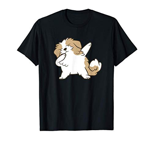 Shih Tzu Cachorro Perro Divertido Shih Tzu Camiseta