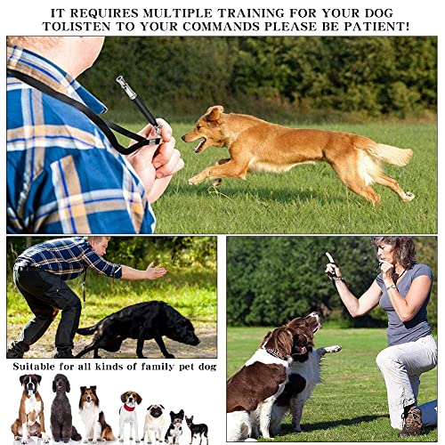 Silbato para perros,3 silbatos ultrasónicos profesionales,accesorios para perros ajustables de alta frecuencia,silbato para dejar de ladrar,adecuado para el adiestramiento canino moderno