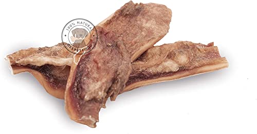 Snack Deshidratado para Perros - Bolsa de 1 kg - Barras Secas de Piel de Vacuno para Perros - Sabor Bacon - 100% Vaca - Sin OGM - Encías Saludables - 100% Natural - Fabricado en España - GESPETFOOD