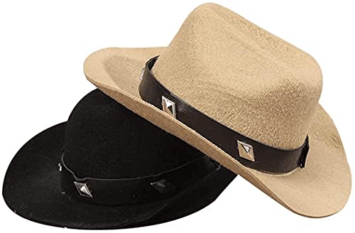 Sombrero de vaquero para perros, accesorios para disfraz de compañía para perros y gatos para las vacaciones