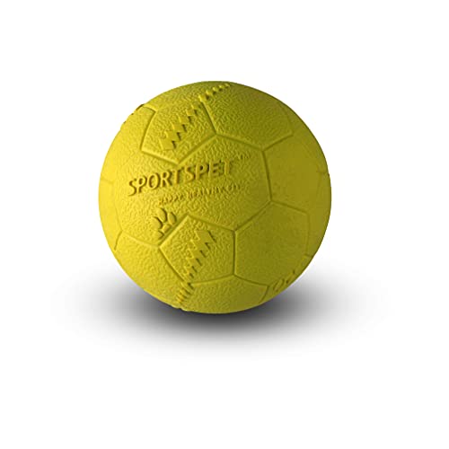 SPORTSPET Football Bounce 2 unidades – Premium High Bounce - Pelota de goma no tóxica para perro – Medio 6,5 cm …