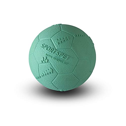SPORTSPET Football Bounce 2 unidades – Premium High Bounce - Pelota de goma no tóxica para perro – Medio 6,5 cm …