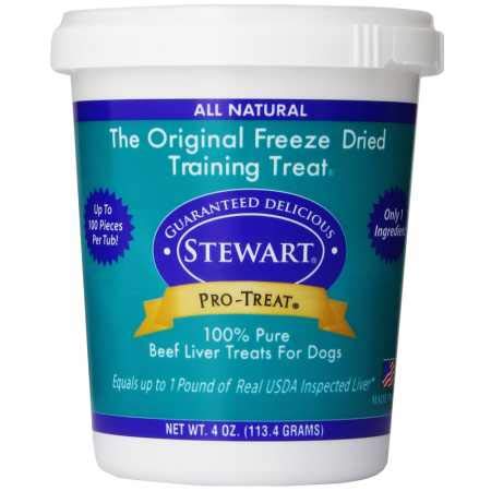 Stewart Freeze Dried hígado alimento para Perros