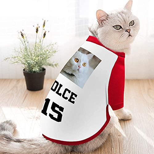 Sudaderas con Capucha Personalizadas para Perros, Camisa de suéter de Cachorro Personalizada con Foto/Texto para Perros pequeños y medianos, Gatos