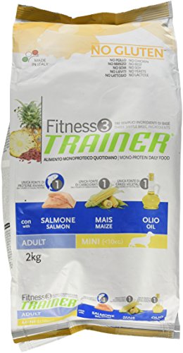 Trainer Fitness 3 no Gluten Mini con salmón maíz y Aceite, 2 kg