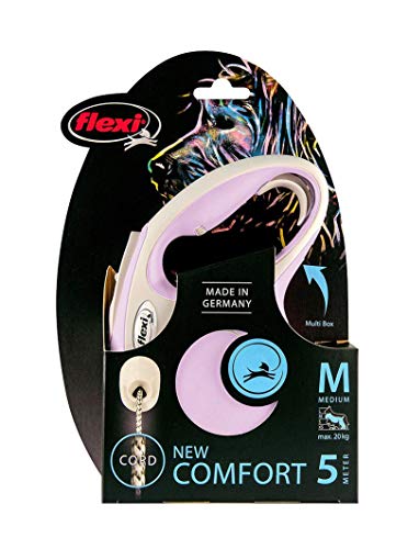 Trixie Croci C5055840 Flexi New Comfort, S, Cord 5M, Rosa