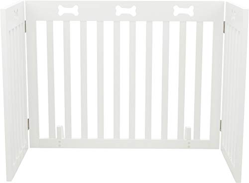 Trixie Puerta Perros, 3-Parts, 82–124 × 61 cm, Blanco