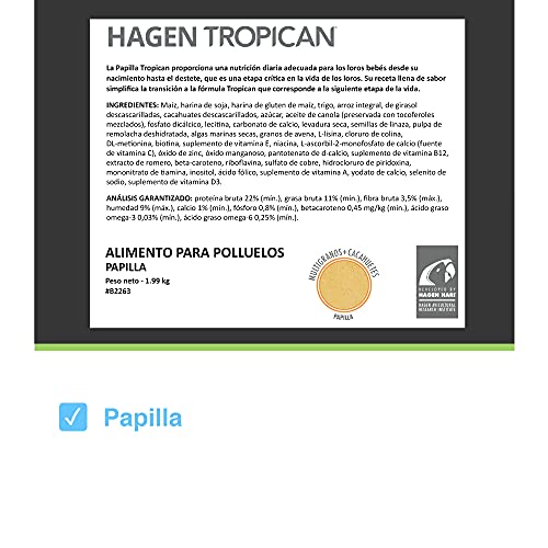 Tropican - Papilla, 2 kg