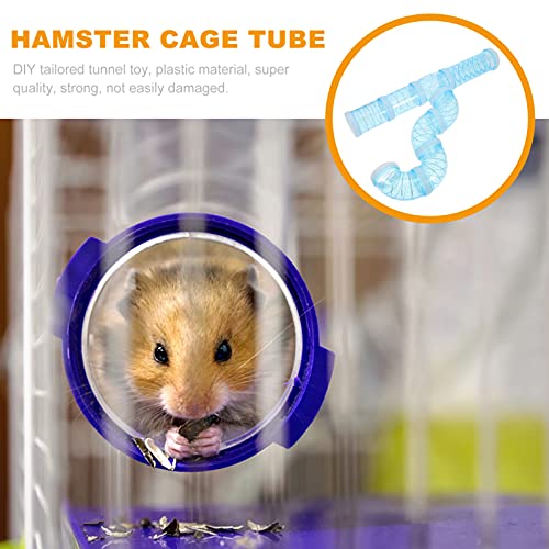UKCOCO Tubos de Hámster Túneles de Gerbil Túneles Túneles Tubos Y Túneles Kit Transparente DIY Expandir Túneles de Espacio para Guinea Pigs Túneles Hamster Túneles Hamster Cause