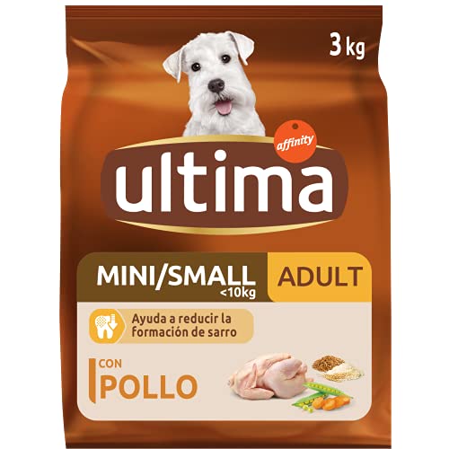 Ultima Pienso para Perros Adultos Mini con Pollo - 3 x 3kg: Total 9kg