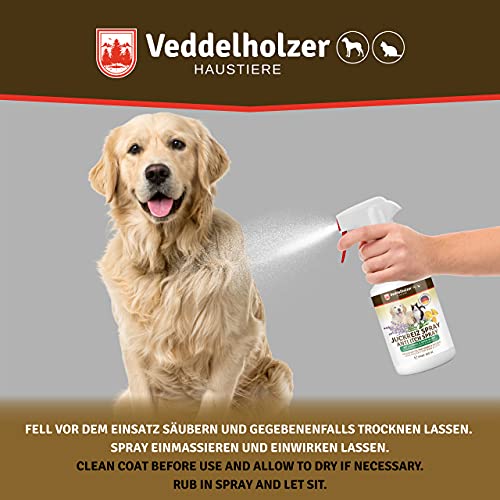 Veddelholzer antipicor Perro Cuidado de Mascotas 500ml cuida la Piel en Caso de picazón, ácaros, Hongos, irritaciones y piojos y apoya el Proceso de regeneración para Perros y Gatos