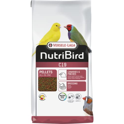Versele-laga - Pienso de cria para pájaros exóticos y Canarios NUTRIBIRD C19 3 kg